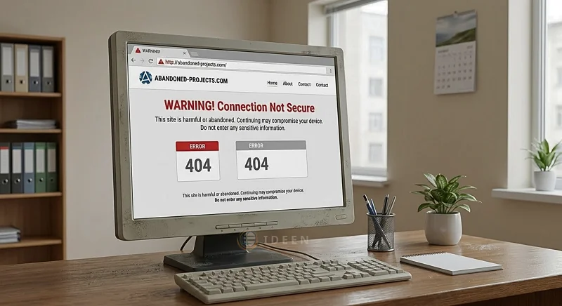 Hậu quả kh&ocirc;ng chăm s&oacute;c website