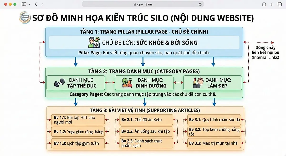 Cấu tr&uacute;c Silo trong thiết kế web